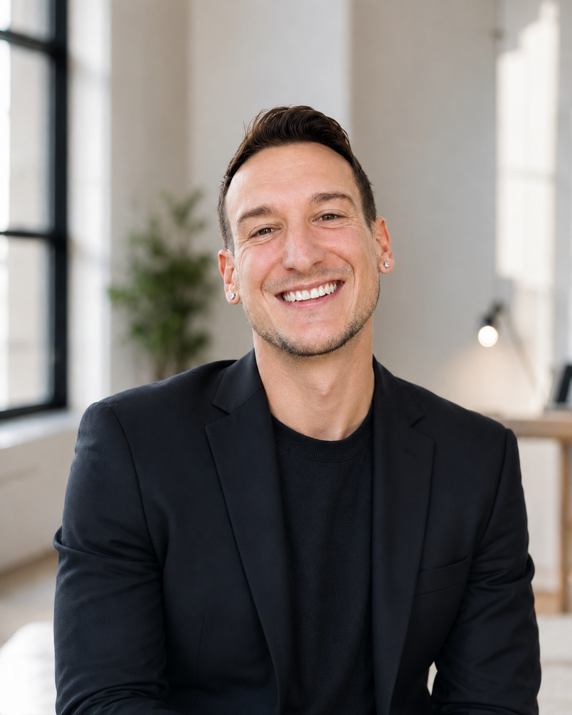 Portrait photo of Sebastian Tamayo, author of The Art of User Experience in the Age of AI